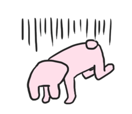 Animal of eyebrows sticker #2779243