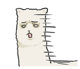 Animal of eyebrows sticker #2779245