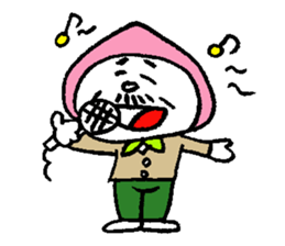 Peach head grandfather sticker #2780328