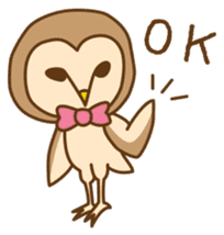 barn owl sticker #2781013