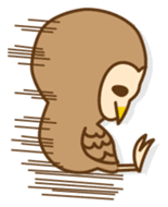 barn owl sticker #2781034