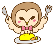 barn owl sticker #2781040