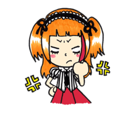 Visual-kei fun Girl sticker #2781055