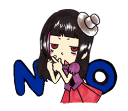 Visual-kei fun Girl sticker #2781059