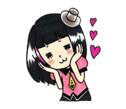 Visual-kei fun Girl sticker #2781060