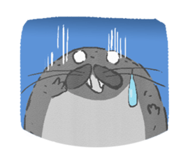 Pan : the fat seal sticker #2781970