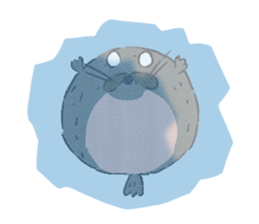 Pan : the fat seal sticker #2781980