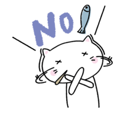 Toothpick cat sticker #2782808