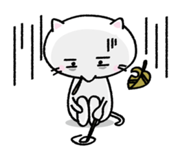 Toothpick cat sticker #2782840