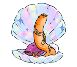 Golden Dojo Loach Sticker sticker #2782861
