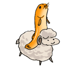 Golden Dojo Loach Sticker sticker #2782872