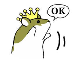 Hamster of the King sticker #2782924