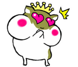 Hamster of the King sticker #2782933