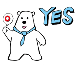 father of white bear sticker #2782965