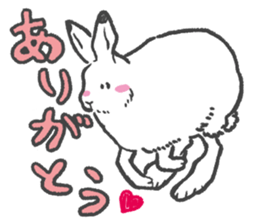 Arctic hare mainly sticker #2783685