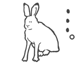 Arctic hare mainly sticker #2783686