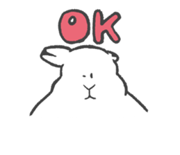 Arctic hare mainly sticker #2783691