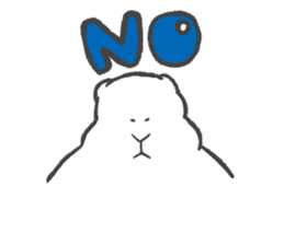 Arctic hare mainly sticker #2783692