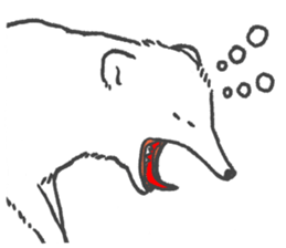 Arctic hare mainly sticker #2783712