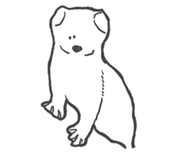 Arctic hare mainly sticker #2783715