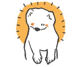 Arctic hare mainly sticker #2783716
