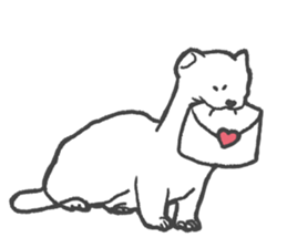 Arctic hare mainly sticker #2783718