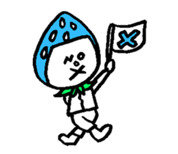 strawberry head sticker #2783868