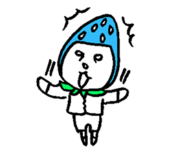 strawberry head sticker #2783869