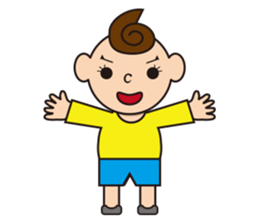 Kan-chan and pleasant people sticker #2783883