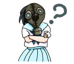 Sailor Gasmask sticker #2785031