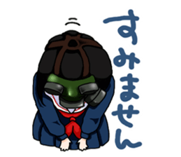 Sailor Gasmask sticker #2785034