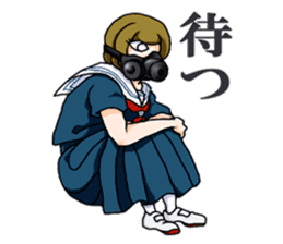 Sailor Gasmask sticker #2785038