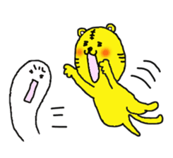 mochi mochi jyuni and the yellow tiger sticker #2785178