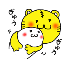 mochi mochi jyuni and the yellow tiger sticker #2785179