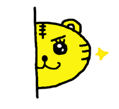 mochi mochi jyuni and the yellow tiger sticker #2785180