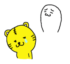 mochi mochi jyuni and the yellow tiger sticker #2785182