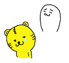 mochi mochi jyuni and the yellow tiger sticker #2785182
