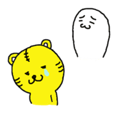 mochi mochi jyuni and the yellow tiger sticker #2785182