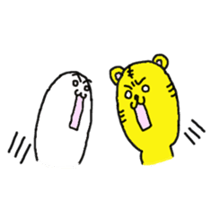 mochi mochi jyuni and the yellow tiger sticker #2785184
