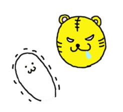 mochi mochi jyuni and the yellow tiger sticker #2785186