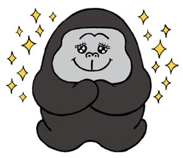 Gorilla family sticker #2785256