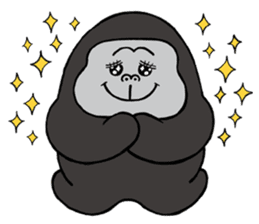 Gorilla family sticker #2785256