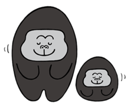 Gorilla family sticker #2785257