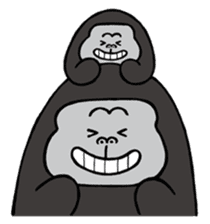 Gorilla family sticker #2785274