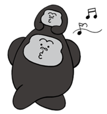 Gorilla family sticker #2785283