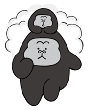 Gorilla family sticker #2785284