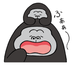 Gorilla family sticker #2785287