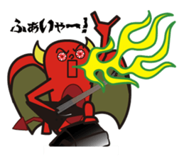 Red Little Devil RockStar sticker #2785373