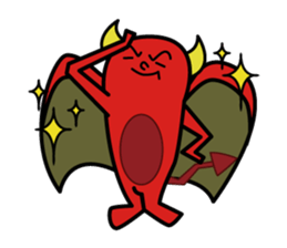 Red Little Devil RockStar sticker #2785386