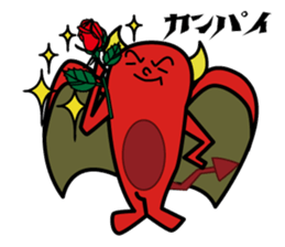 Red Little Devil RockStar sticker #2785392